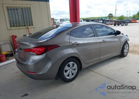 2016 Hyundai Elantra Se из США, поврежденный, VIN 5NPDH4AE3GH671901